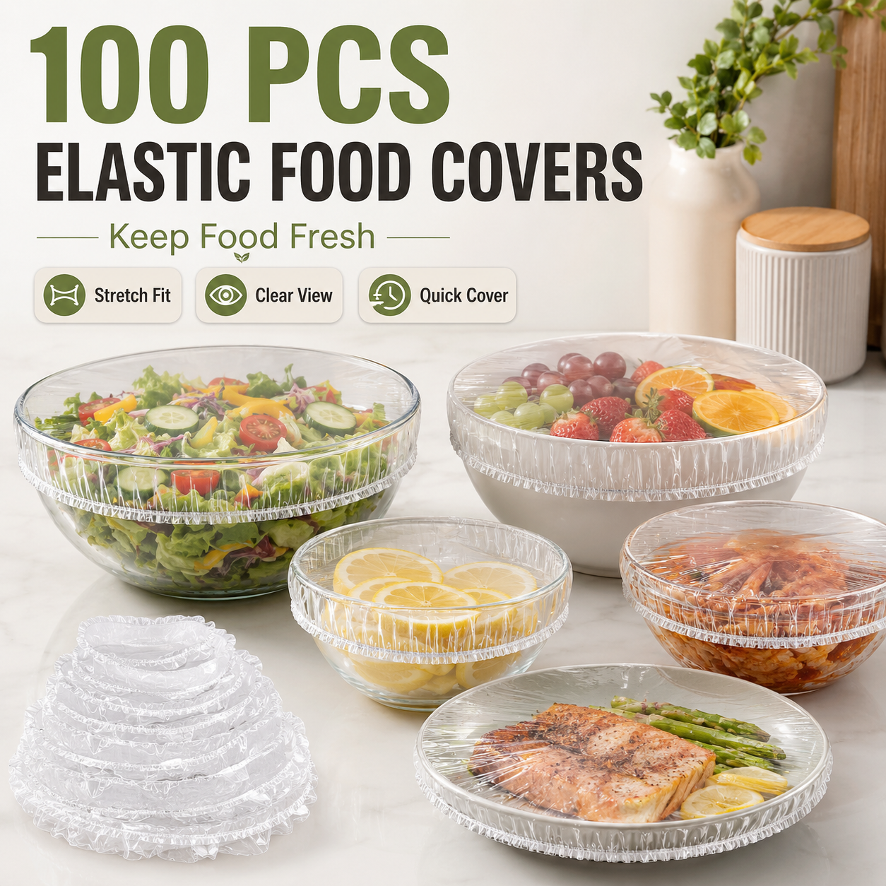 🔥Limited Time Buy More Get More Free!🔥Disposable Food Covers Fresh Keeping Bags