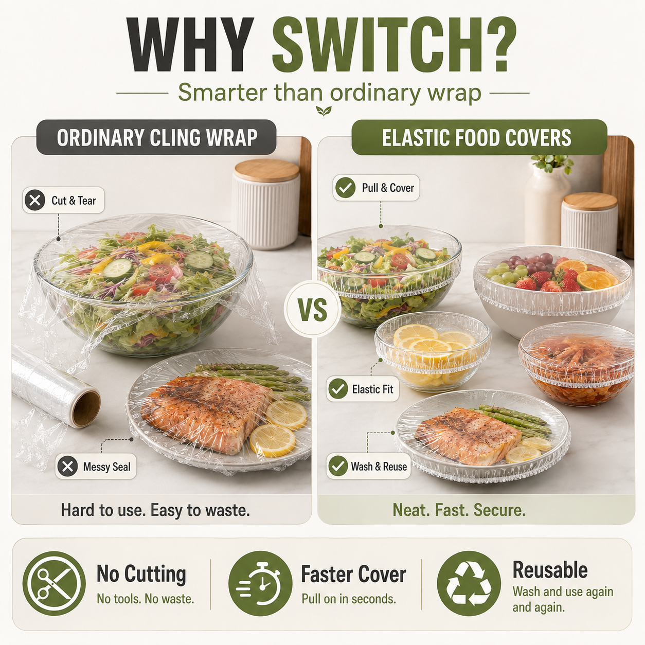 🔥Limited Time Buy More Get More Free!🔥Disposable Food Covers Fresh Keeping Bags