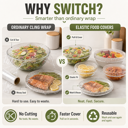 🔥Limited Time Buy More Get More Free!🔥Disposable Food Covers Fresh Keeping Bags
