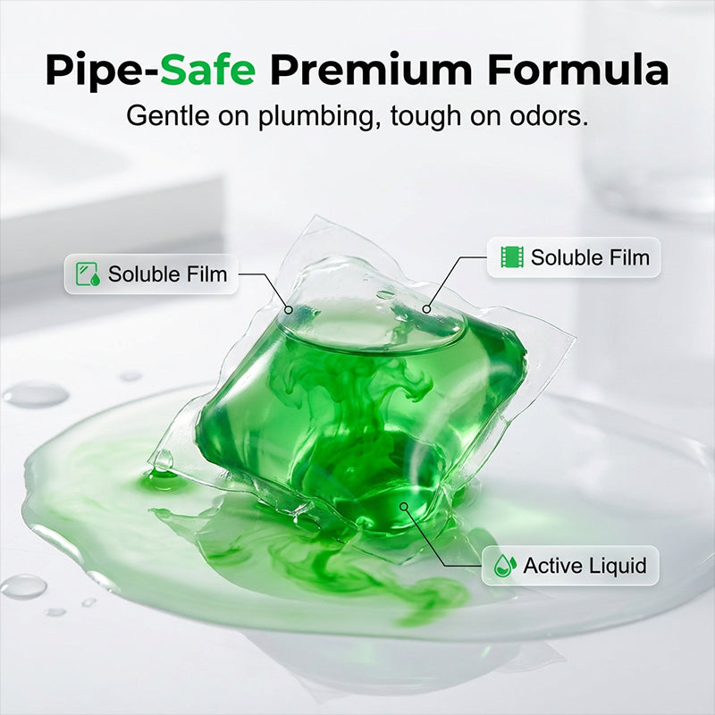 🥳2026 HOT SALE🥳💞50K+ SOLD!｜Drain Deodorizer Pods 🚰✅