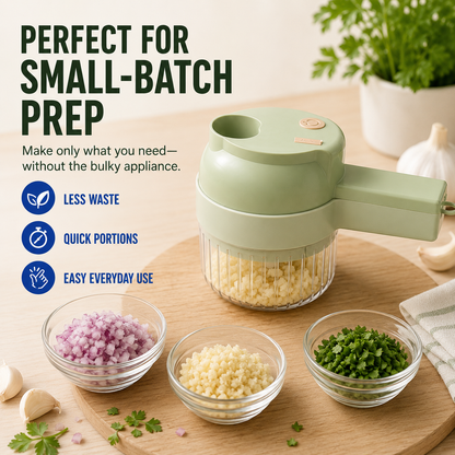 🔥50% OFF TODAY🔥4-in-1 Prep Power That Fits in Your Hand