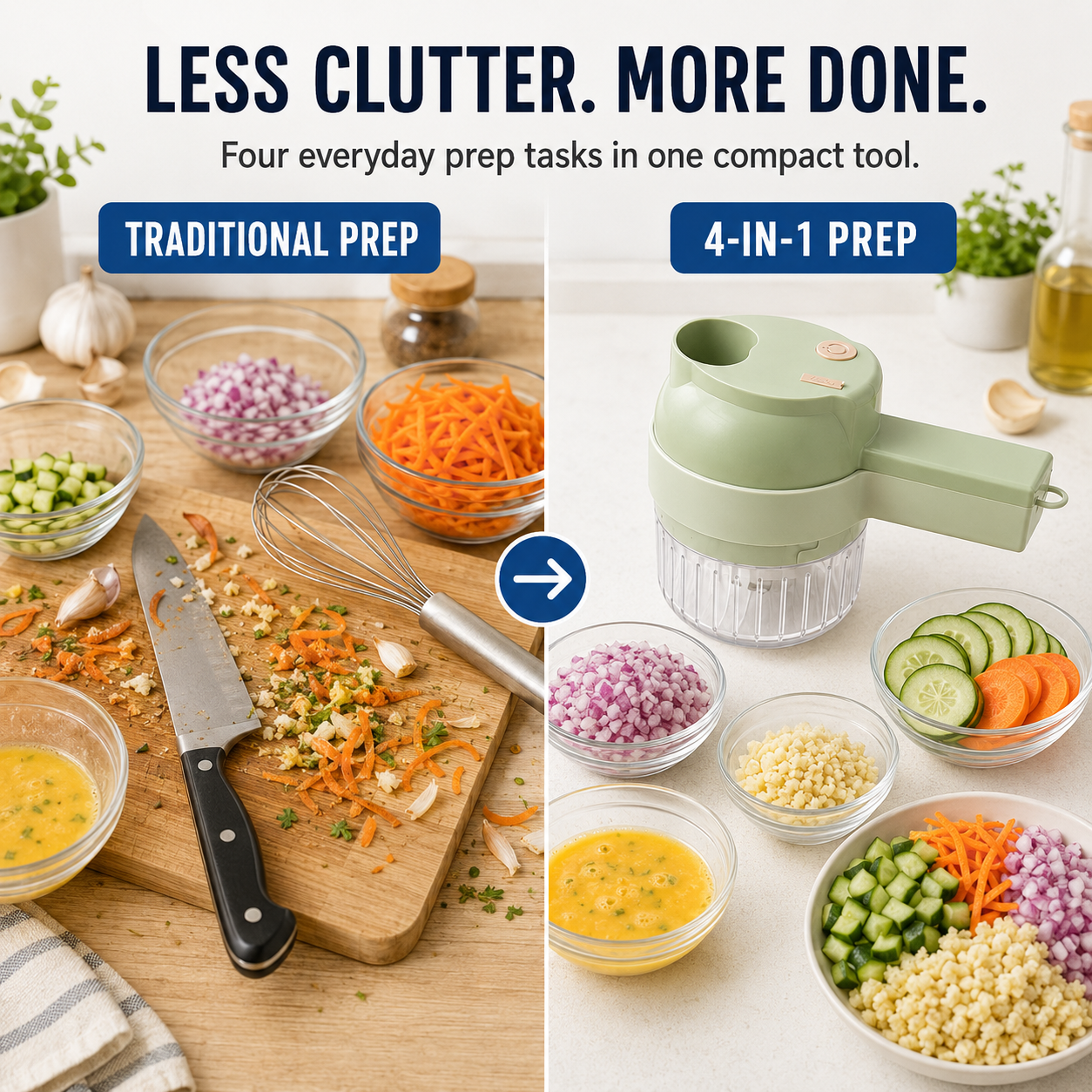 🔥50% OFF TODAY🔥4-in-1 Prep Power That Fits in Your Hand