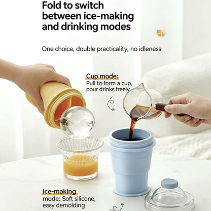 🔥 Buy 1 Get 1 FREE — Revairau™ Magic Chill Cup 2-in-1 Collapsible Ice Ball Maker