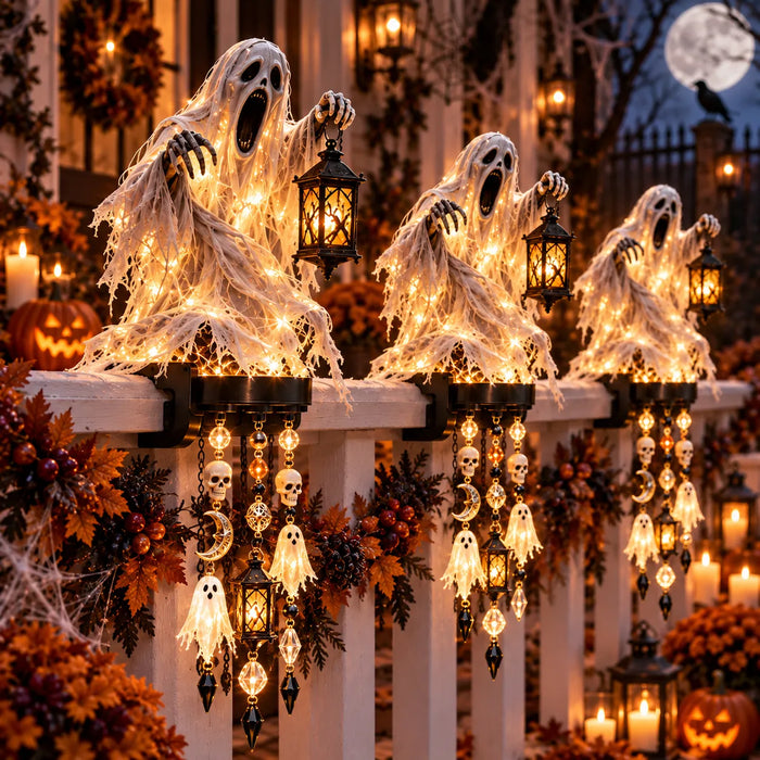 Lantern Ghost display inspiration showing multiple units