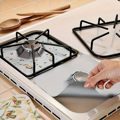 ⏰ LIMITED TIME — BUY 1 GET 1 FREE | Reusable Gas Stove Burner Liners