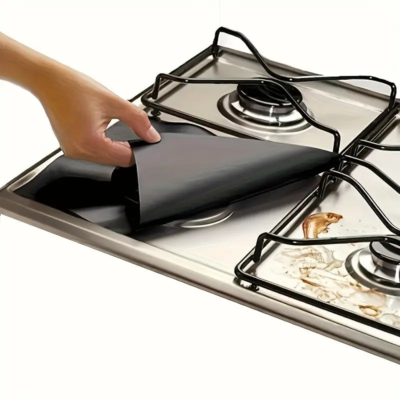 ⏰ LIMITED TIME — BUY 1 GET 1 FREE | Reusable Gas Stove Burner Liners