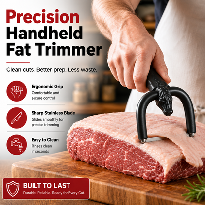 🥩 Handheld Fat Trimmer — Faster, Cleaner Meat Prep
