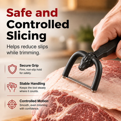 🥩 Handheld Fat Trimmer — Faster, Cleaner Meat Prep