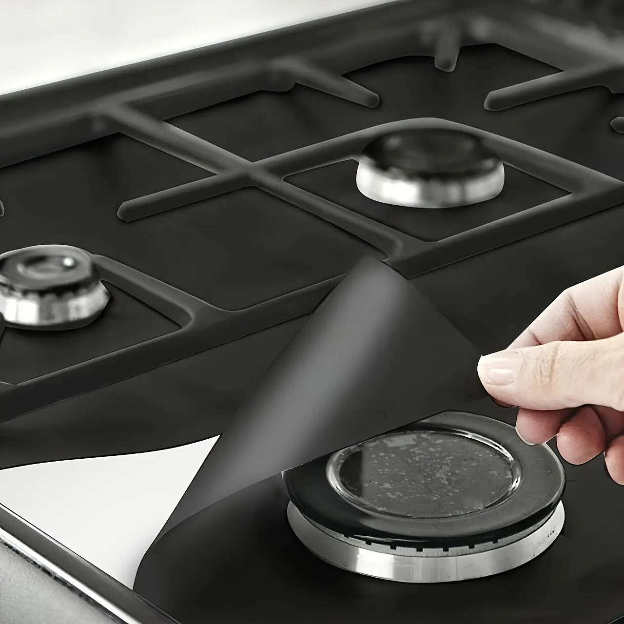 ⏰ LIMITED TIME — BUY 1 GET 1 FREE | Reusable Gas Stove Burner Liners
