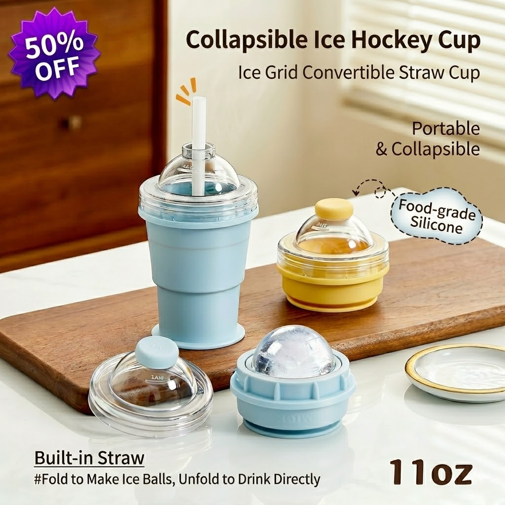 🔥 Buy 1 Get 1 FREE — Revairau™ Magic Chill Cup 2-in-1 Collapsible Ice Ball Maker