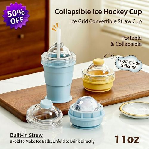 🔥 Buy 1 Get 1 FREE — Revairau™ Magic Chill Cup 2-in-1 Collapsible Ice Ball Maker