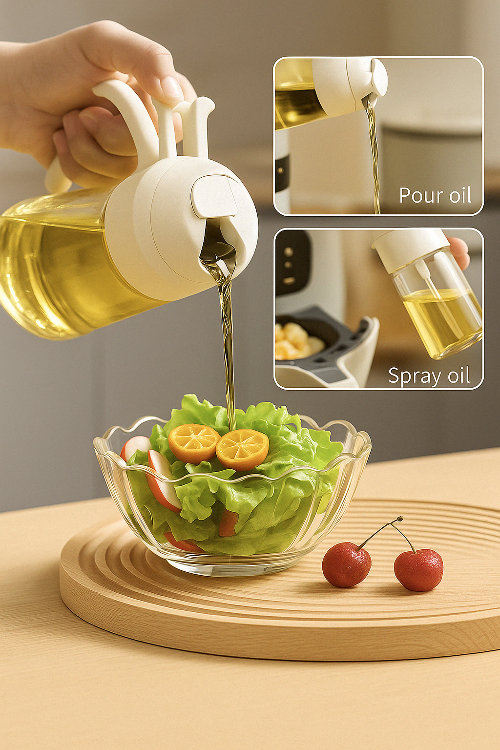 MistN'Pour™ 2-in-1 Oil Spray & Dispenser (2-Pack)