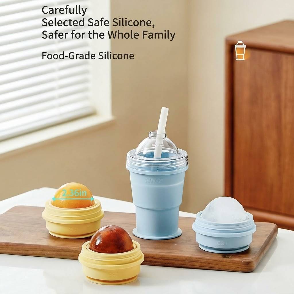 🔥 Buy 1 Get 1 FREE — Revairau™ Magic Chill Cup 2-in-1 Collapsible Ice Ball Maker
