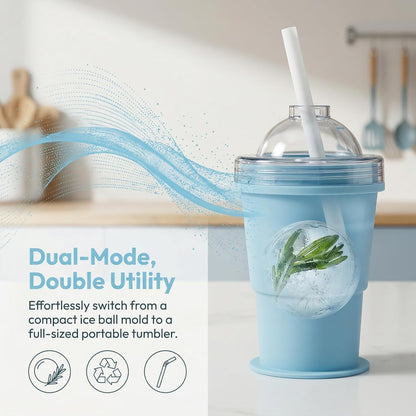 🔥 Buy 1 Get 1 FREE — Revairau™ Magic Chill Cup 2-in-1 Collapsible Ice Ball Maker