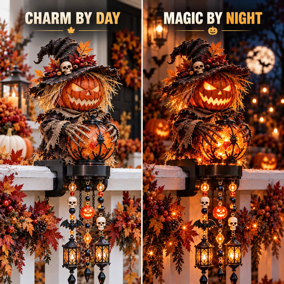 🎃 Halloween Glow Cascade Railing Lights
