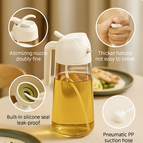 MistN'Pour™ 2-in-1 Oil Spray & Dispenser (2-Pack)
