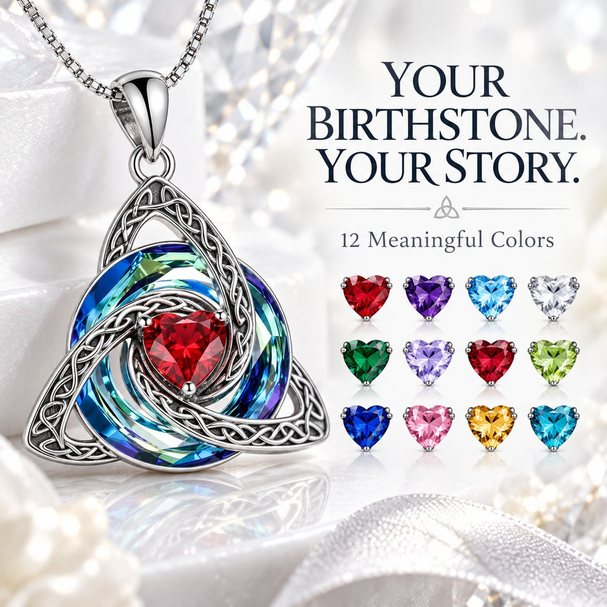 🛡️ Buy One, Gift One — A Birthstone Shield for Every Story✨